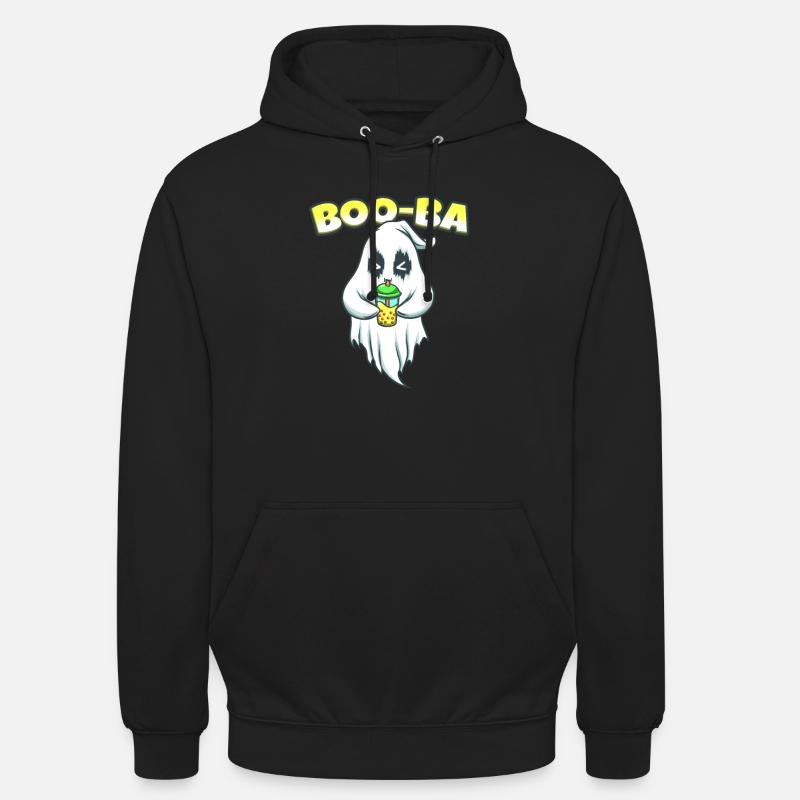 Boo Ba Ghost Bubble Tea - Sweat-shirt à capuche unisexe - noir