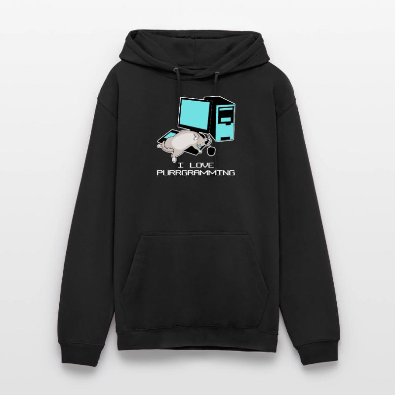 Programmierer Admin Computer Katze Unisex Hoodie