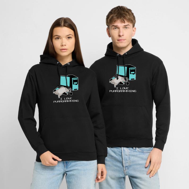 Programmeur Admin Computer Cat Sweat-shirt à capuche unisexe