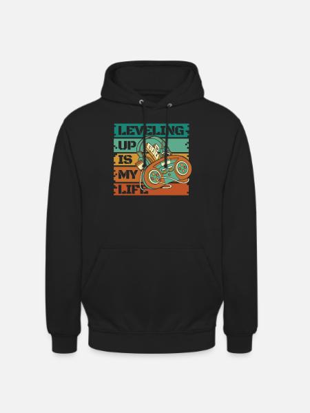 Gamer Gaming Life - Unisex Hoodie - black