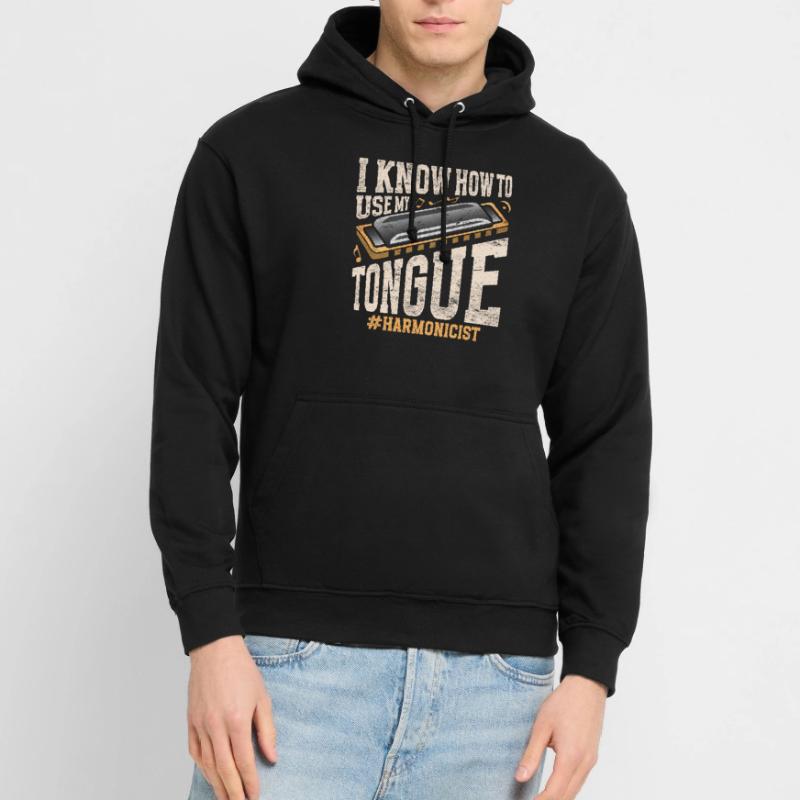 Harmonica harmonica player Unisex Hoodie