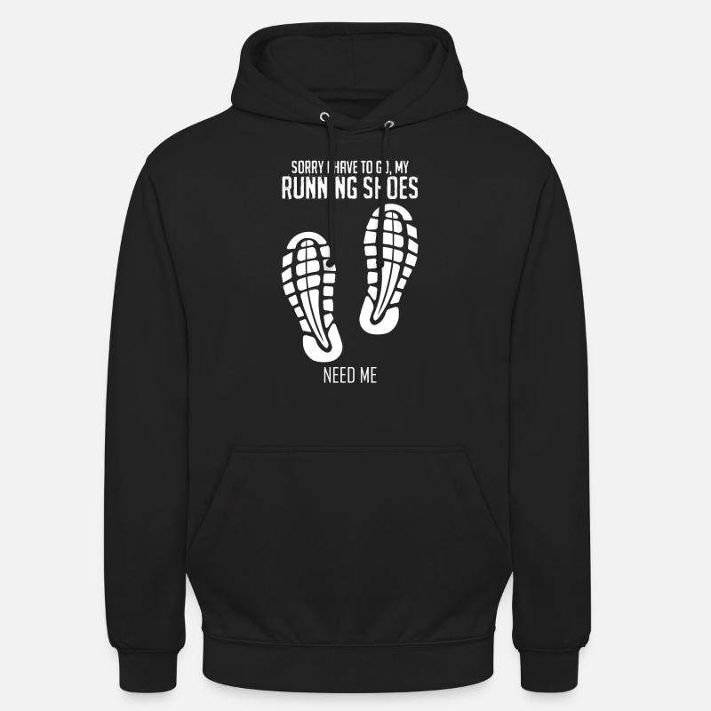 Chaussures de course Course Course - Sweat-shirt à capuche unisexe - noir