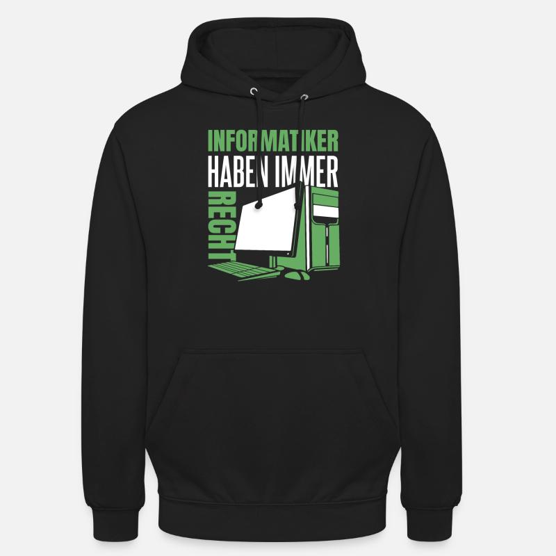 Entwickler Coder Programmierer Computer - Unisex Hoodie - Schwarz