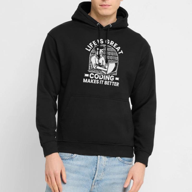 Entwickler Coder Programmierer Humor Unisex Hoodie