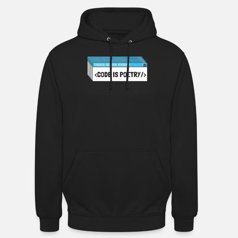 Entwickler Coder Programmierer Poesie - Unisex Hoodie - Schwarz