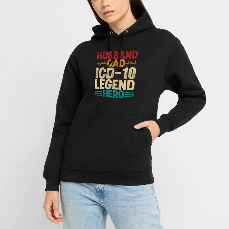 Coding Specialist Medical Encoder Father Unisex Hoodie