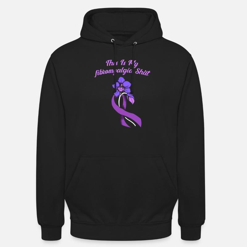 Fibromyalgie Rhumatisme mignon - Sweat-shirt à capuche unisexe - noir