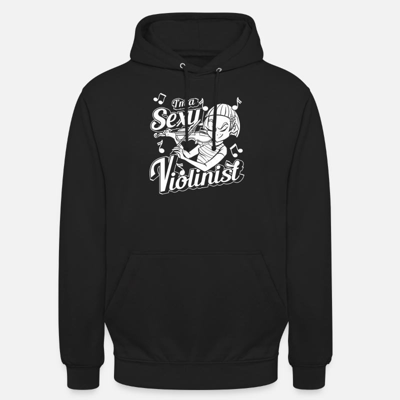Violon Violon - Sweat-shirt à capuche unisexe - noir