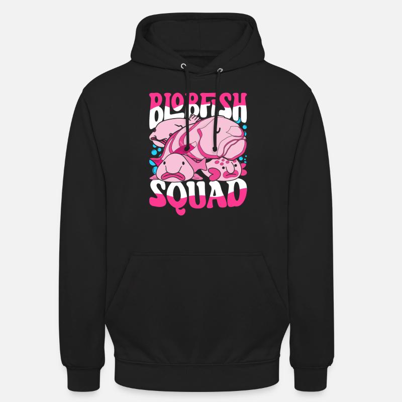 Escouade Blobfisch Blobfish - Sweat-shirt à capuche unisexe - noir