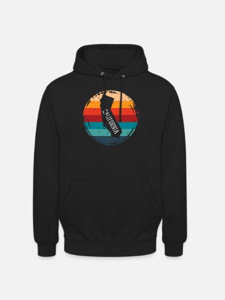 California - Unisex Hoodie - black