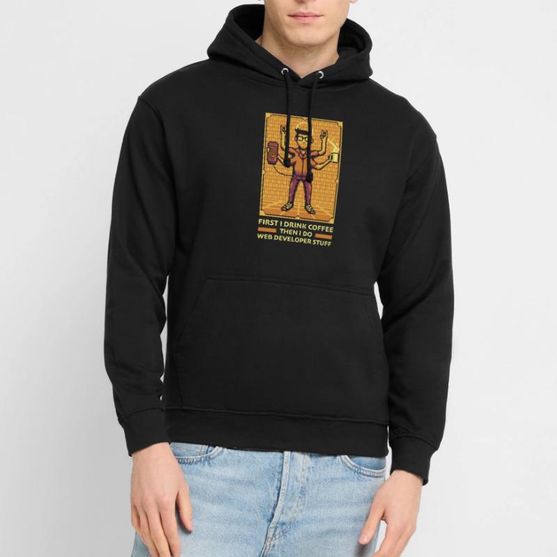 Web Entwickler Webdeveloper Kaffee Unisex Hoodie