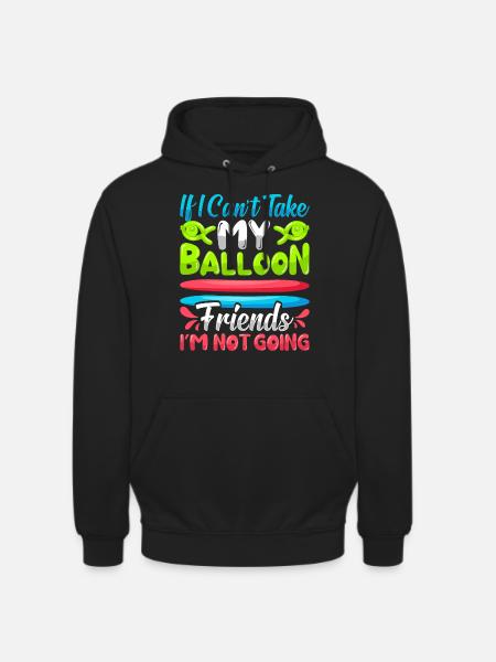Party Balloon Design - Unisex Hoodie - black