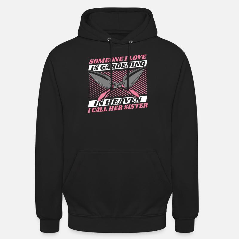 Hobbygärtner Garten Liebe Gartenschwester - Unisex Hoodie - Schwarz