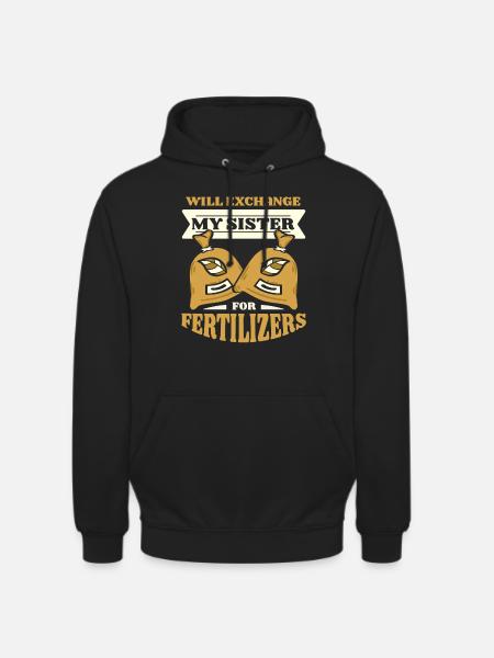 Hobby Gardener Garden Funny - Unisex Hoodie - black