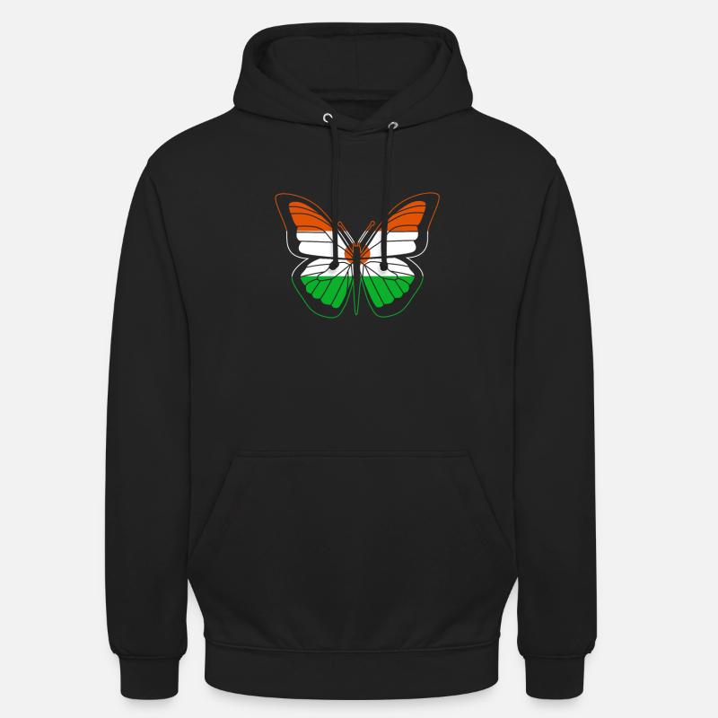 Niger - Sweat-shirt à capuche unisexe - noir