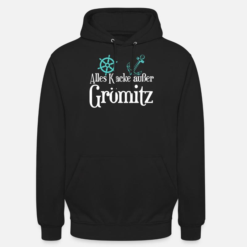 Grömitz Grömitzer - Unisex Hoodie - Schwarz
