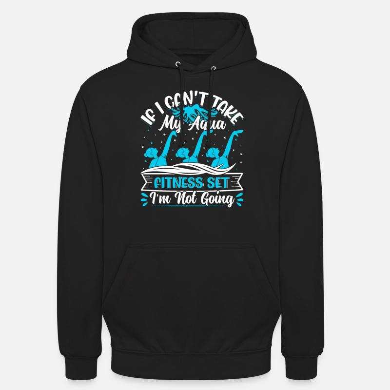 Conception d’exercices aérobiques - Sweat-shirt à capuche unisexe - noir