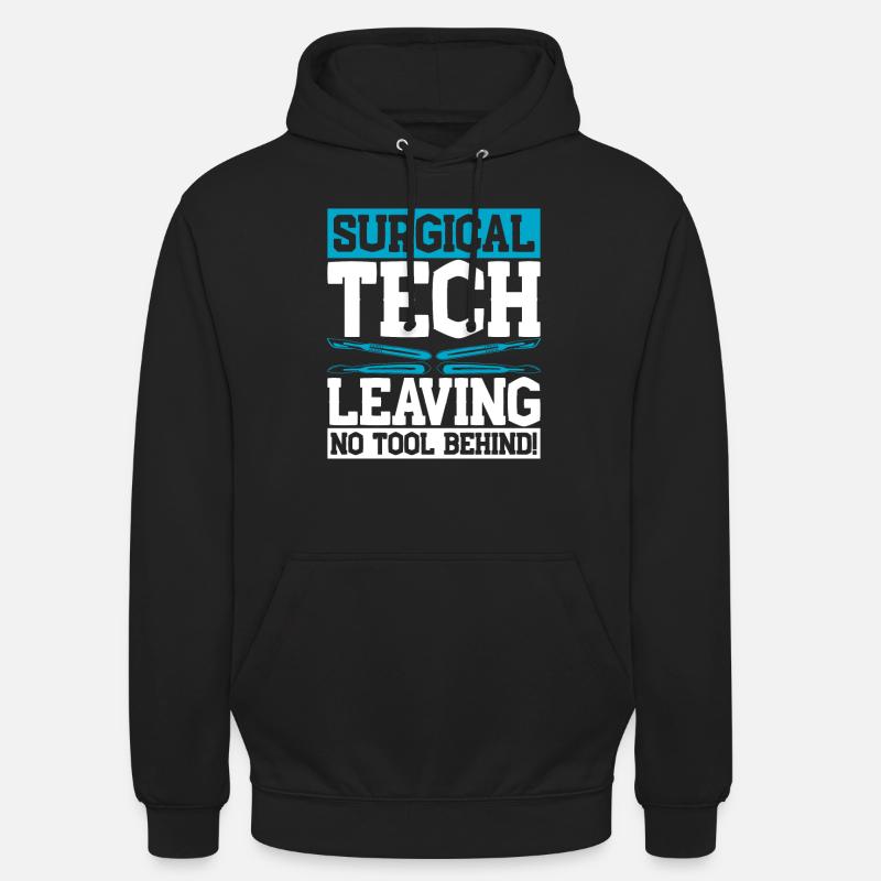 Chirurgischer Assistent Surgical Tech - Unisex Hoodie - Schwarz