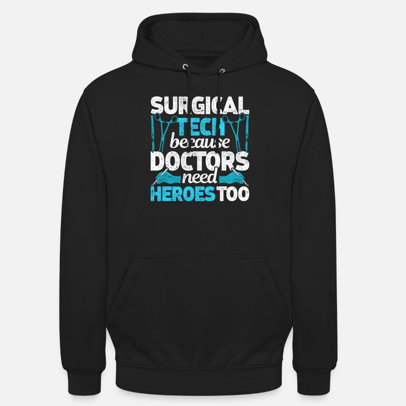 Surgical Technical Assistant - Unisex Hoodie - black