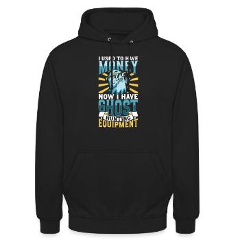 Equipment - Ghost Hunt - Unisex Hoodie - black - Front - Alina (178cm) & Michal (187cm)