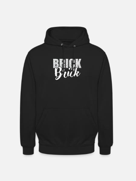 Brick by Brick Mason Craftsman Profession - Unisex Hoodie - black