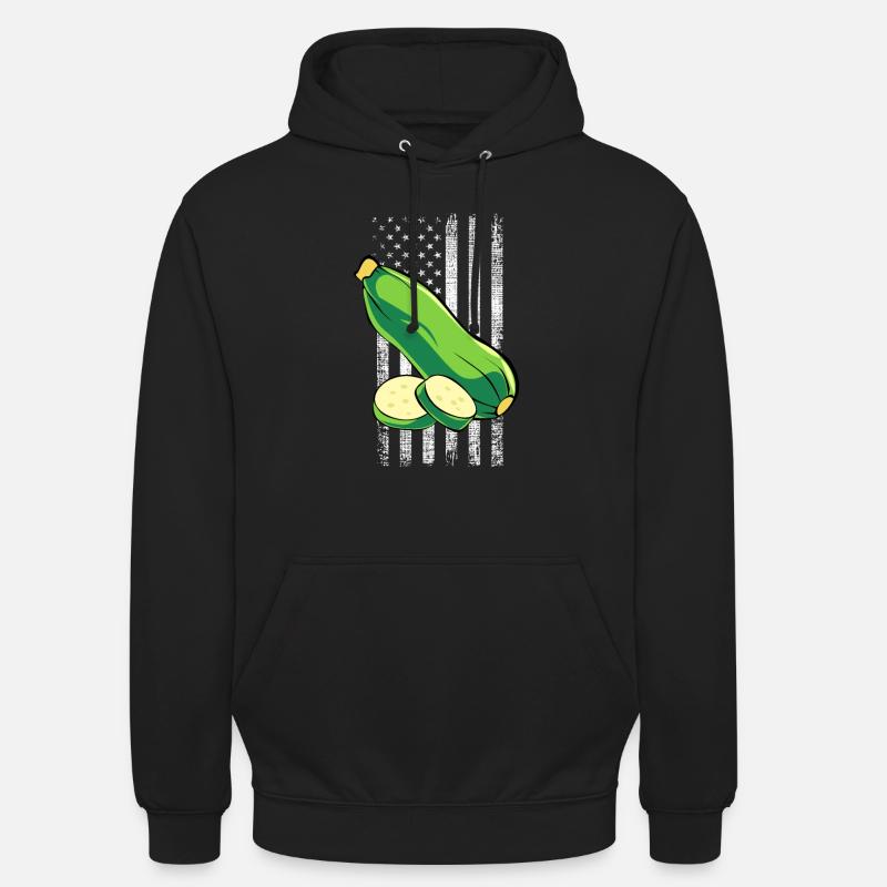 Zucchini - Unisex Hoodie - Schwarz