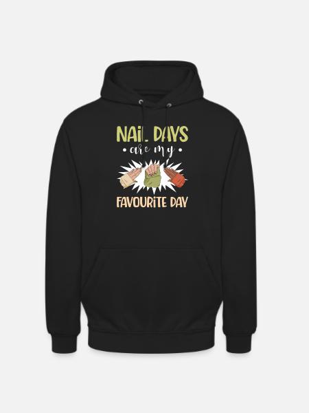 Nail Tech Manicure Nail Technician - Unisex Hoodie - black