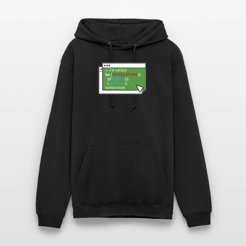 Cybersecurity I'd Rather Be Developing Programmer Unisex Hoodie