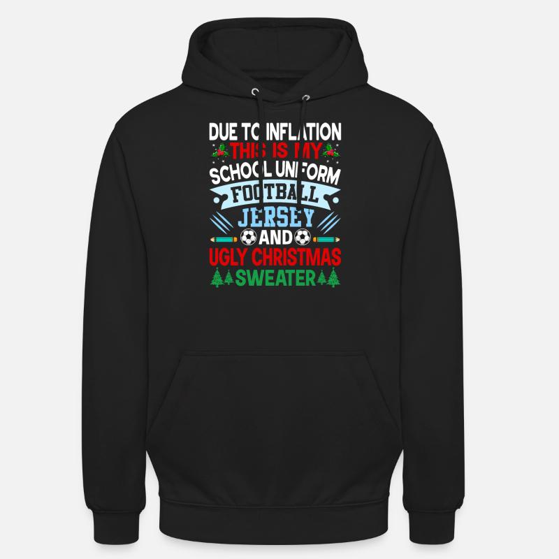 En raison de l’inflation, c’est mon uniforme scolaire - Sweat-shirt à capuche unisexe - noir