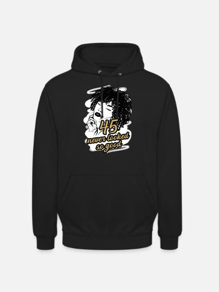 45 and Magnificent Celebrations - Unisex Hoodie - black