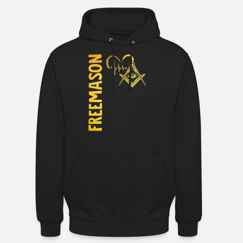 Masonic Freemasonry Fraternal - Unisex Hoodie - Schwarz