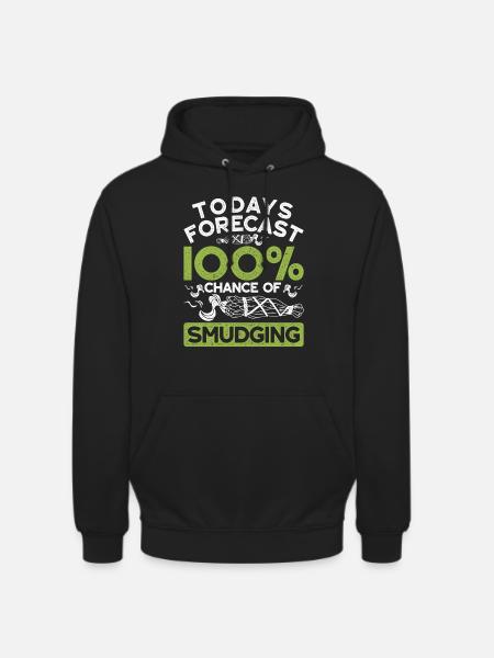 Smudging Wohnung Ausräuchern - Unisex Hoodie - Schwarz