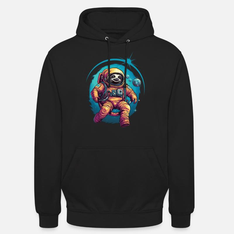 Sloth Astronaut Space Space Gift Unisex Hoodie