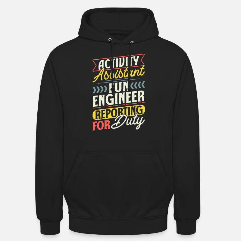 Activity Assistant Professionals - Unisex Hoodie - Schwarz