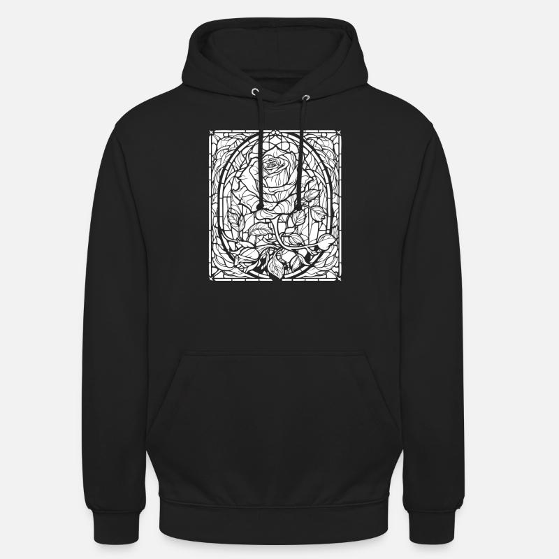 Red Rose Goth - Unisex Hoodie - black