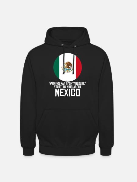 Mexico Flag Mexicans Mexican - Unisex Hoodie - black