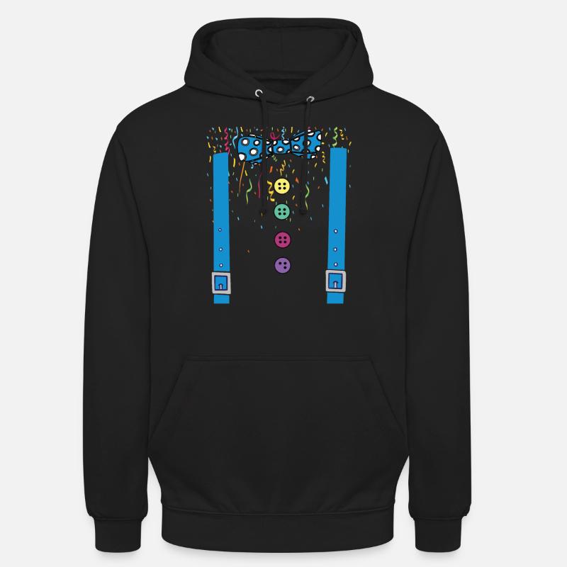 Costume de carnaval Carnaval Carnaval - Sweat-shirt à capuche unisexe - noir