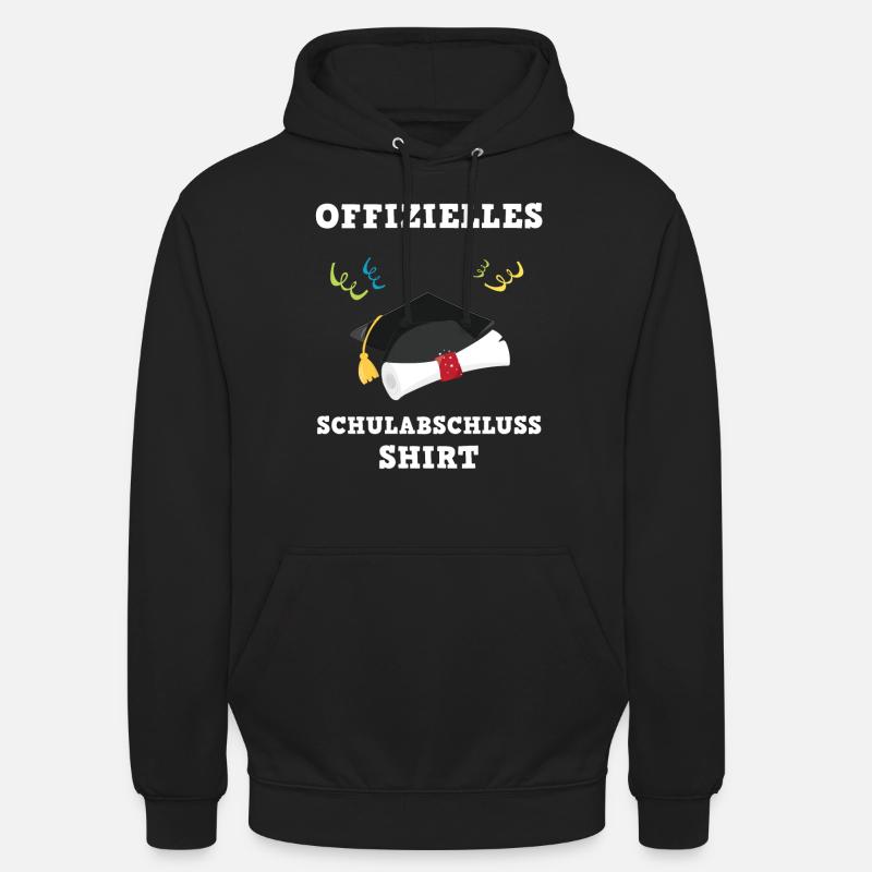 Abschluss Hut Feier Erfolg Geschenk - Unisex Hoodie - Schwarz