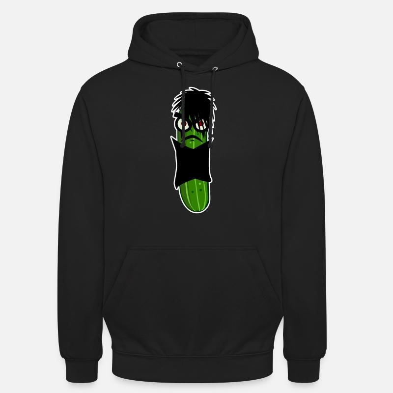 Goth Concombre Gothique - Sweat-shirt à capuche unisexe - noir