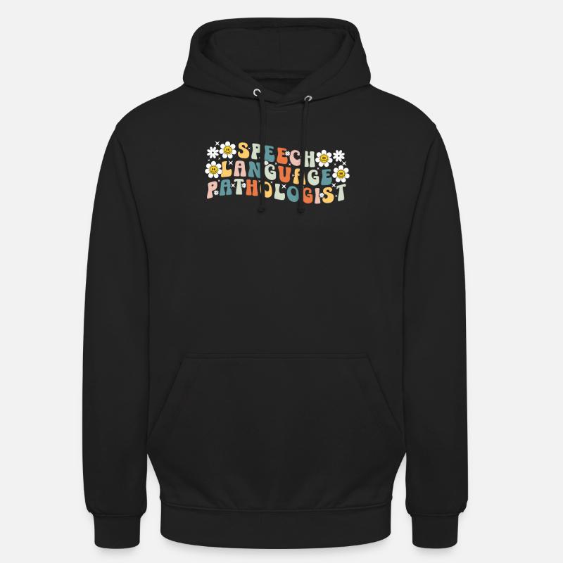 Groovy Speech Language Pathologist SLP - Unisex Hoodie - Schwarz
