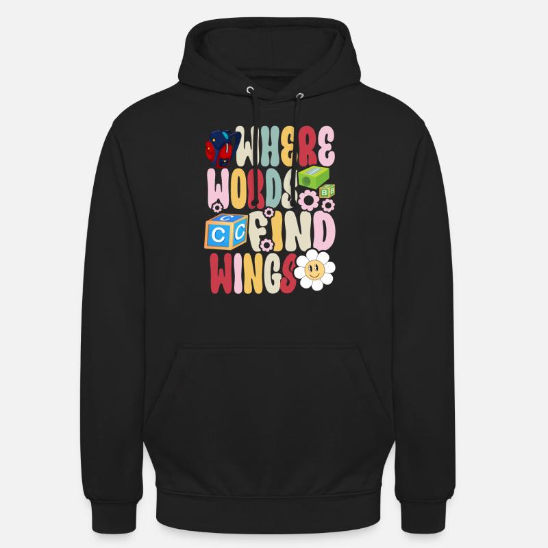 Groovy Speech Language Pathologist SLP - Unisex Hoodie - Schwarz