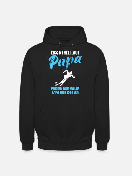 Speed Skating Dad Cool Gift - Unisex Hoodie - black