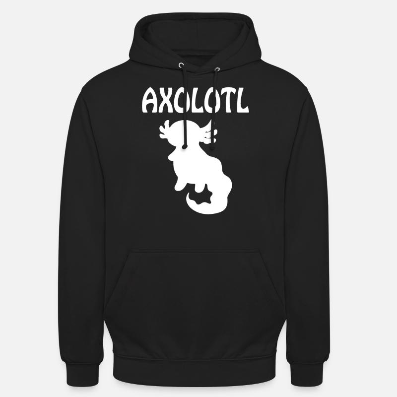 Axolotl - Sweat-shirt à capuche unisexe - noir
