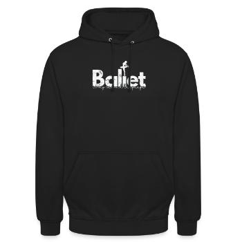Ballet is my second Language - Unisex Hoodie - Schwarz - Vorne - Alina (178cm) & Michal (187cm)