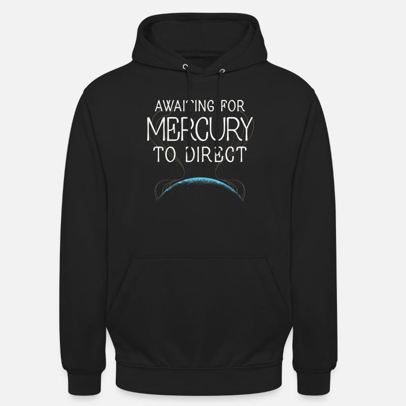 Mercure rétrograde - Sweat-shirt à capuche unisexe - noir