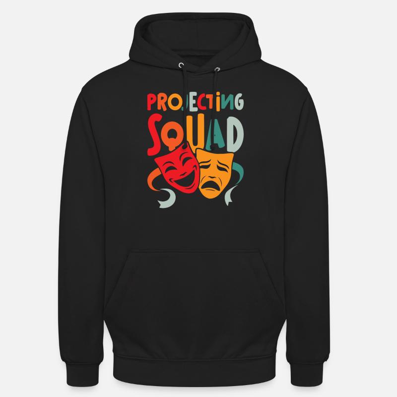 Schauspiellehrer Projecting Squad - Unisex Hoodie - Schwarz