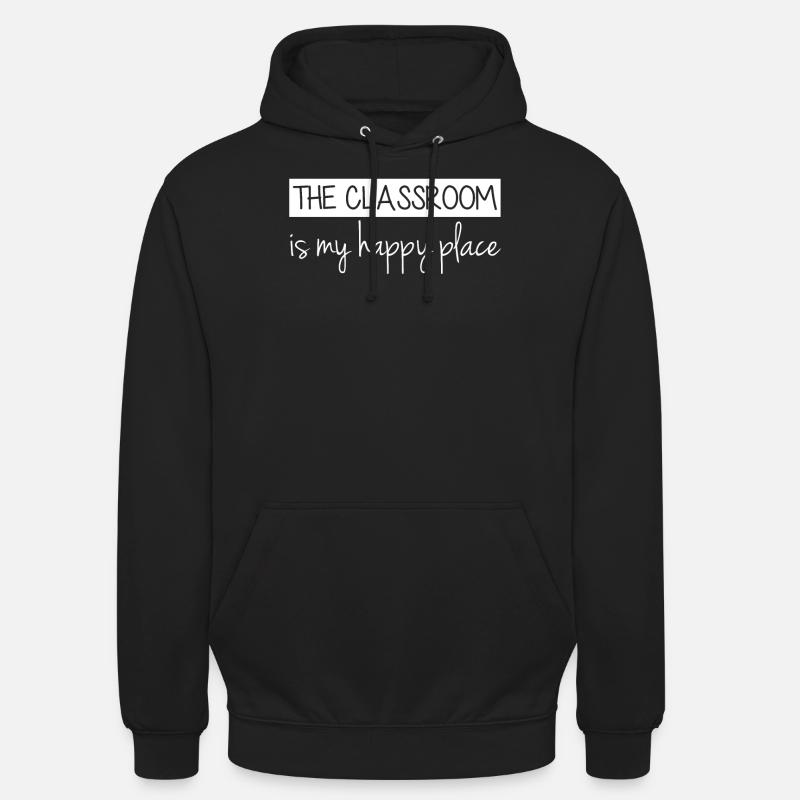 Enseignants, École, Étudiants, Enseignant, Enseignant - Sweat-shirt à capuche unisexe - noir
