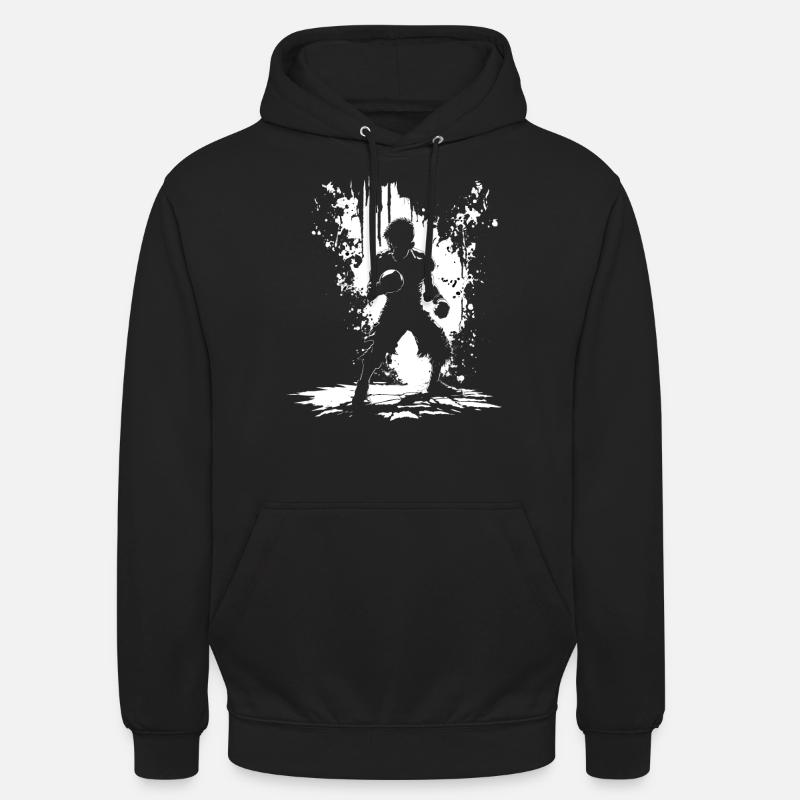 Boxe - Sweat-shirt à capuche unisexe - noir