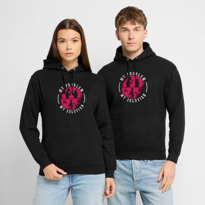Data Analyst My Problem My Solution Pictogram Mom Unisex Hoodie