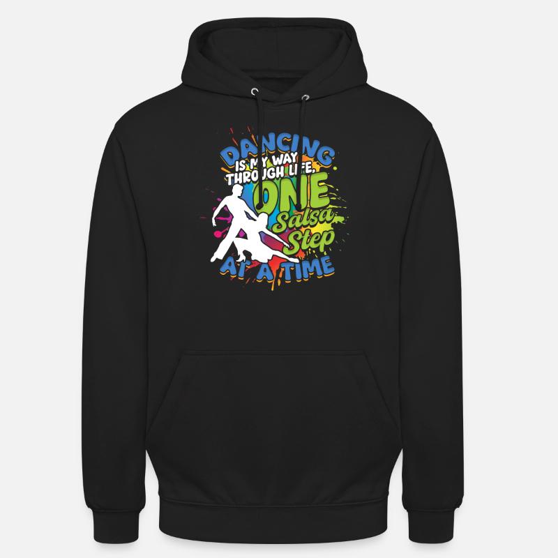 Salsa Salsero Salsera - Sweat-shirt à capuche unisexe - noir